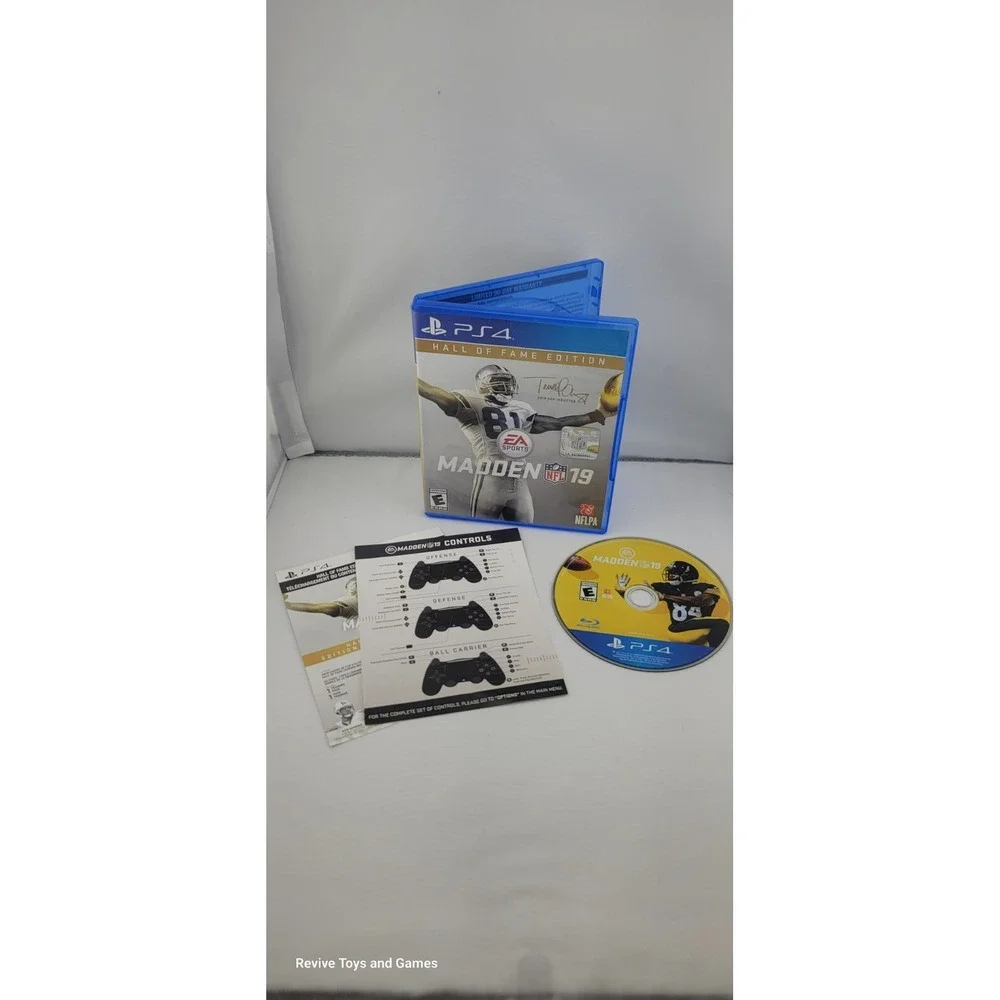 Madden NFL 19 Hall‎ of Fame Edition Sony PlayStation 4 PS4 2018 Game Case Tested